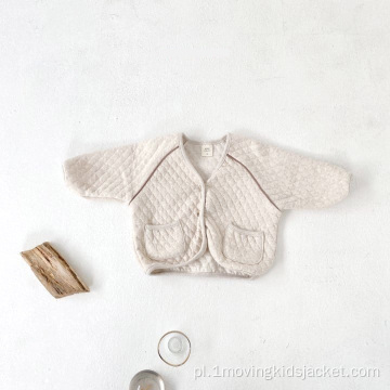 Dziecięca jesienna bawełniana kurtka dla niemowląt